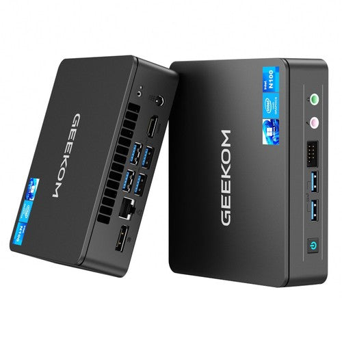 Mini PC GEEKOM Air12 Lite, Intel N100 4 cœurs, 3,4 GHz max., 8 Go de RAM, SSD 256 Go Mini PC GEEKOM Air12 Lite, Intel N100 4 cœurs, 3,4 GHz max., 8 Go de RAM, SSD 256 Go